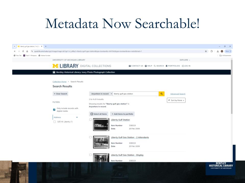 Metadata Now Searchable!