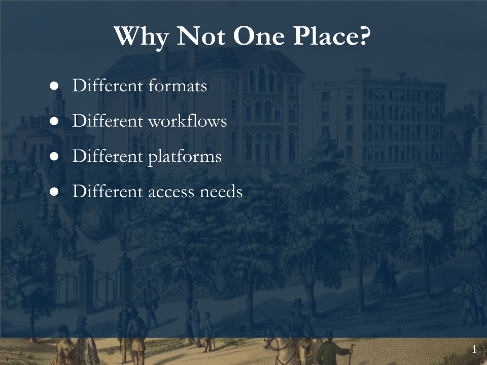 Why Not One Place?