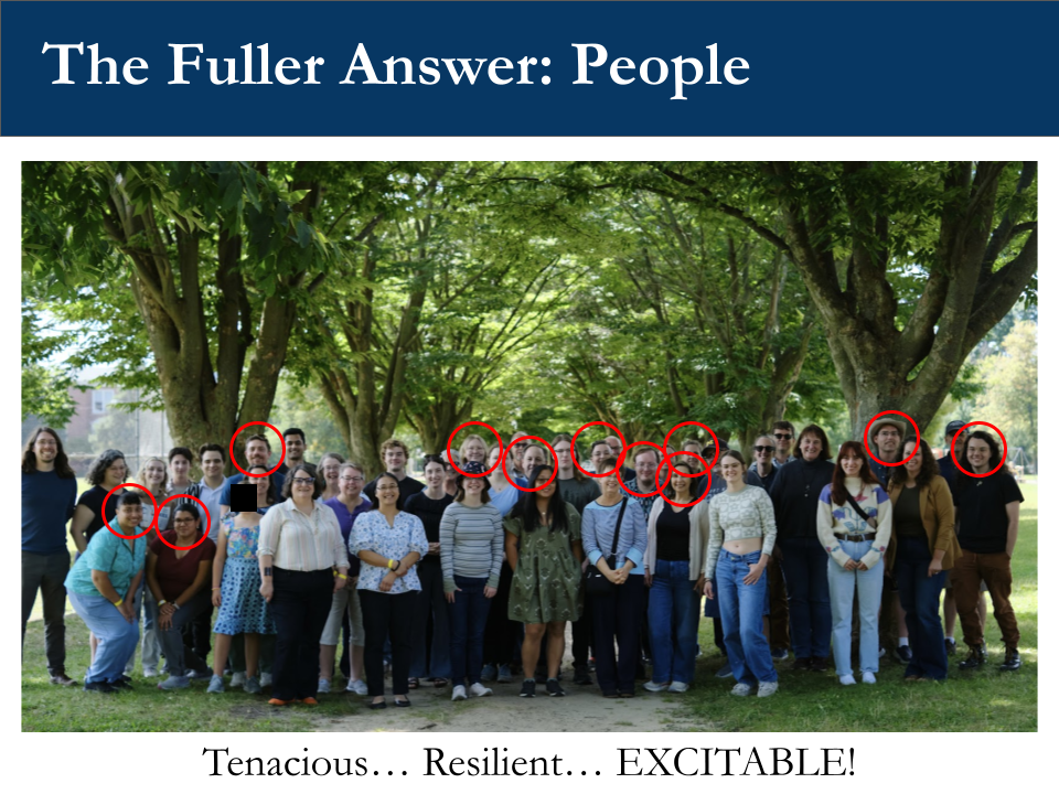The Fuller Answer: People